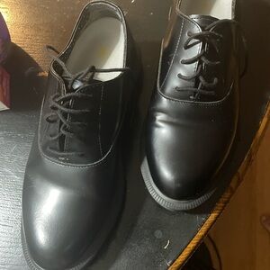 Classic Black womens work Shoes